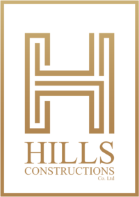 Hills Constructions Co. Ltd - Logo Golden